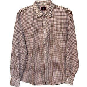 UNTUCKit Cotton‎ Button Down Casual Dress Shirt Plaid Size XL